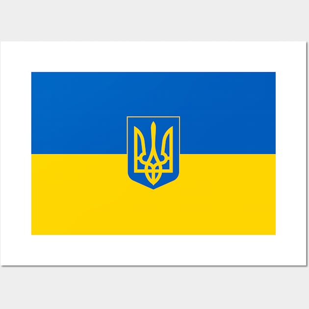 Ukraine Flag Wall Art by Historia